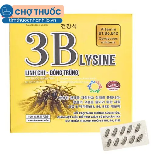 3B Lysine Linh Chi Đông Trùng