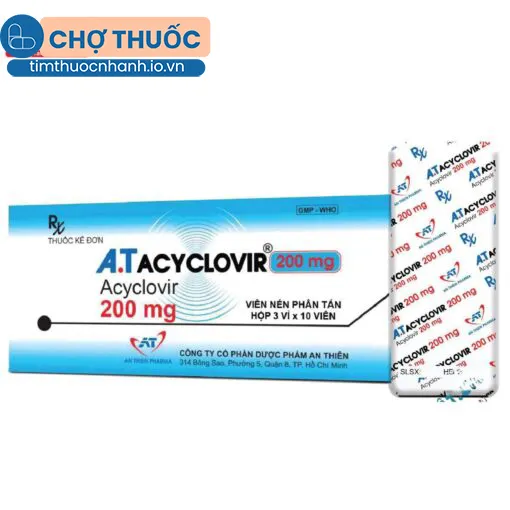 A.T Acyclovir 200mg