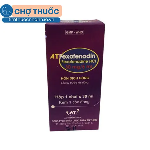 A.T Fexofenadin (chai 30ml)