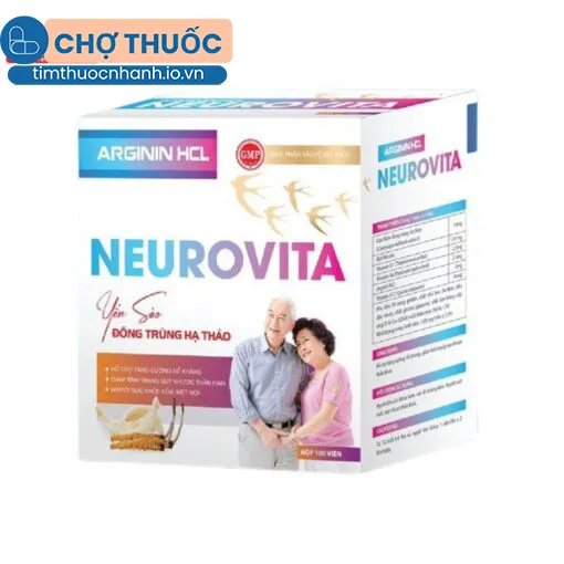 Arginin Hcl Neurovita Yến Sào Đông Trùng Hạ Thảo