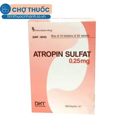 Atropin Sulfat 0,25mg Hataphar