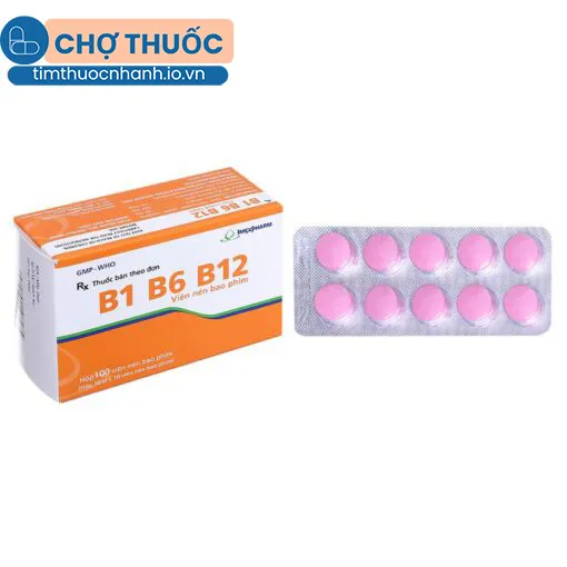 B1 B6 B12 Imexpharm (Viên nén bao phim)