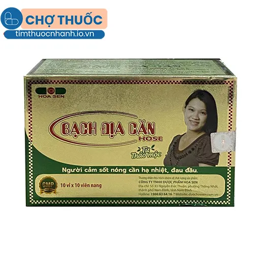 Bạch Địa Căn Hose Hoa Sen