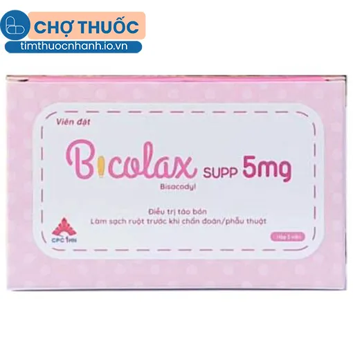 BICOLAX SUPP 5mg