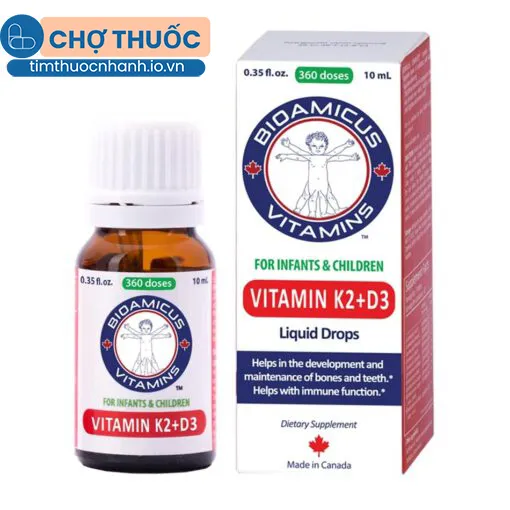 BioAmicus Vitamin D3 K2