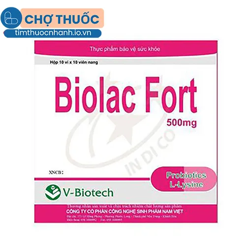 Biolac Fort 500mg