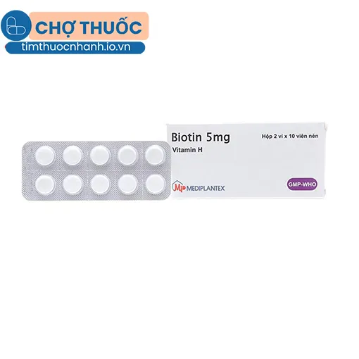 Biotin 5mg Mediplantex