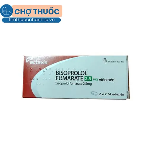 Bisoprolol Fumarate 2.5mg Actavis