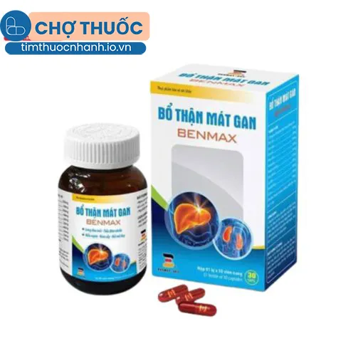 Bổ thận mát gan Benmax (Lọ 30 viên)