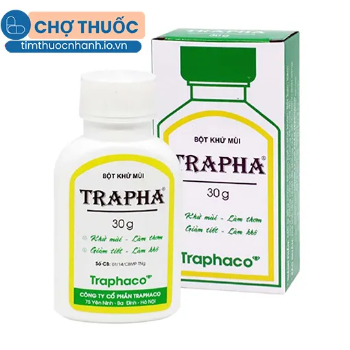 Bột khử mùi Trapha