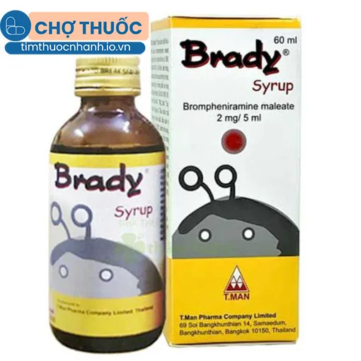 Brady Syrup 2mg/5ml