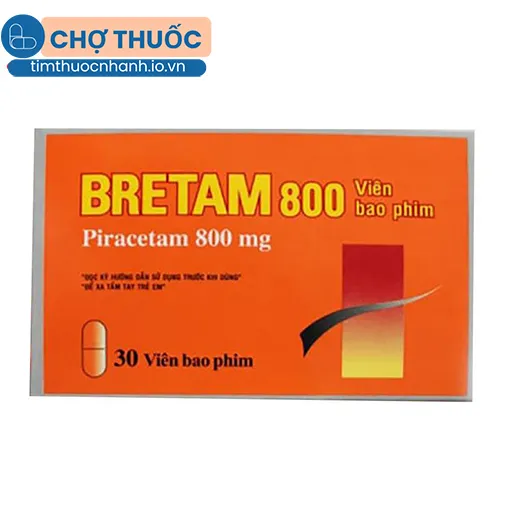 Bretam 800 Film-coated Tabs.