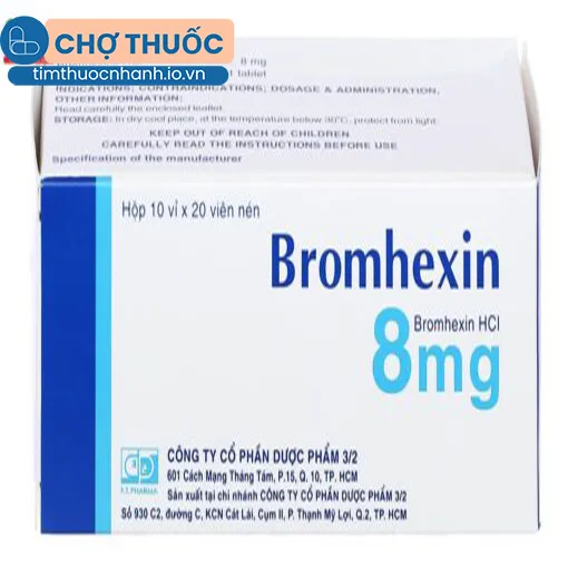 Bromhexin 8mg F.T Pharma
