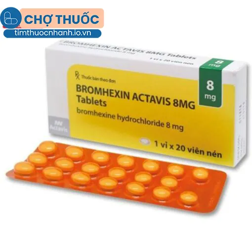 Bromhexin Actavis 8mg