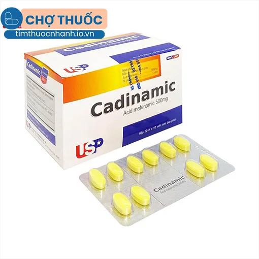 Cadinamic (Hộp 10 vỉ x 10 viên)