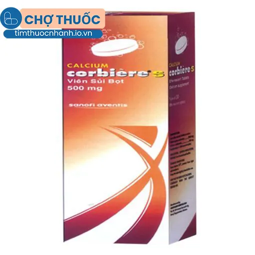 Calcium Corbiere S (Viên sủi)