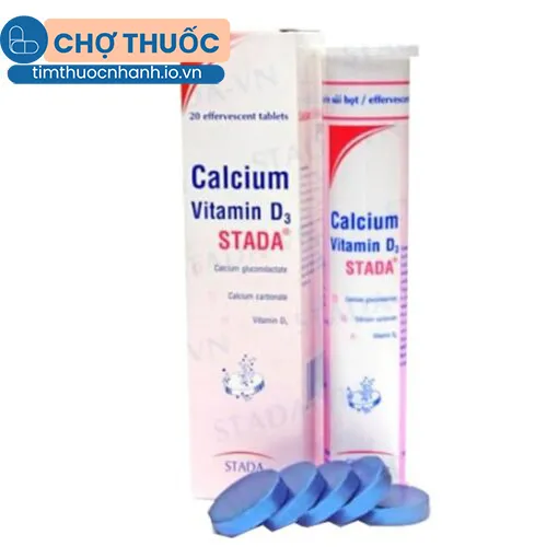 Calcium Vitamin D3 STADA (viên sủi)