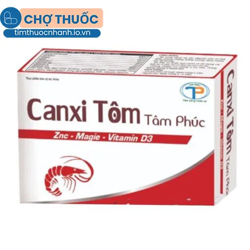 Canxi Tôm Tâm Phúc (Hộp 30 viên)