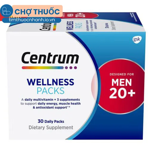 Centrum Wellness Packs Men 20+