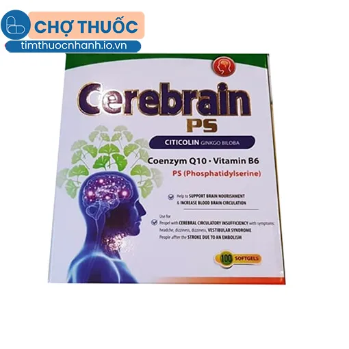 Cerebrain PS Omega-3 (Hộp 100 viên)