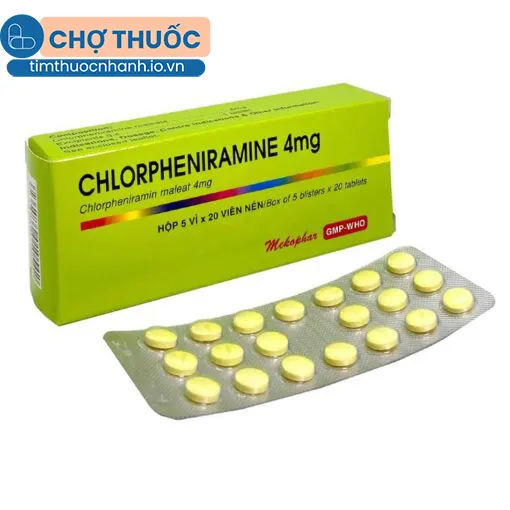 Chlorpheniramine 4mg Mekophar