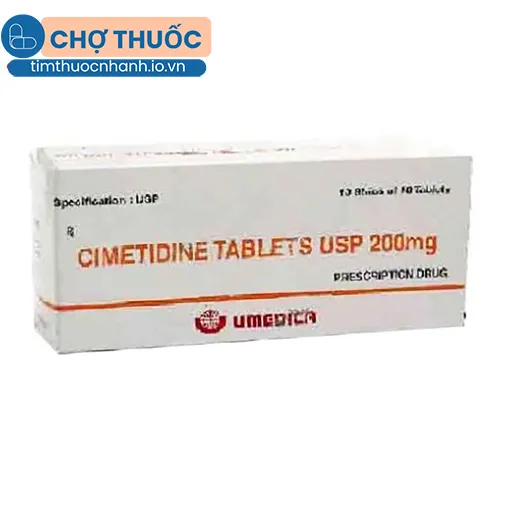 Cimetidine Tablets USP 200mg Umedica