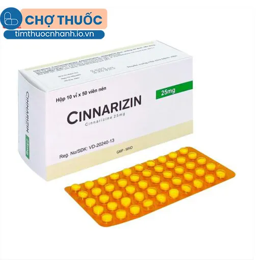 Cinnarizin 25mg Quảng Bình