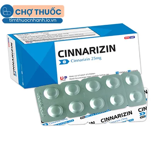 Cinnarizin 25mg USP