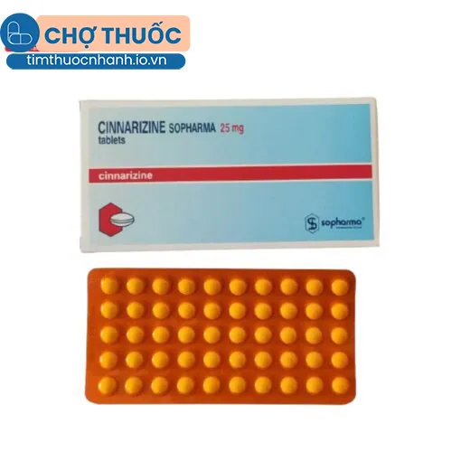 Cinnarizine Sopharma 25mg tablet