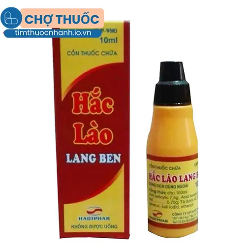 Cồn Thuốc Chữa Hắc Lào Lang Ben
