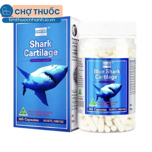 Costar Shark Cartilage 750mg 365 viên