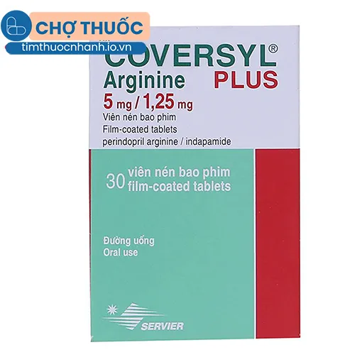 Coversyl Plus Arginine 5mg/1.25mg
