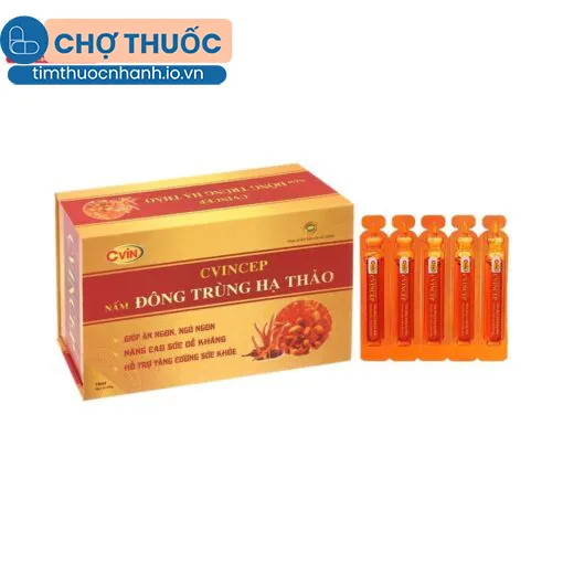 Cvincep nấm Đông Trùng Hạ Thảo