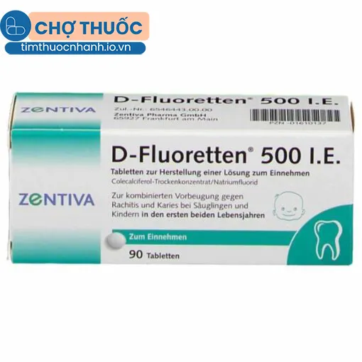 D-Fluoretten 500 I.E.