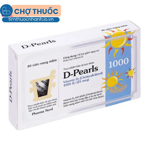 D-Pearls Vitamin D3 1000IU