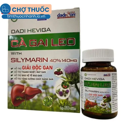 Dadi Heviga Cà gai leo With Silymarin 40% 140mg