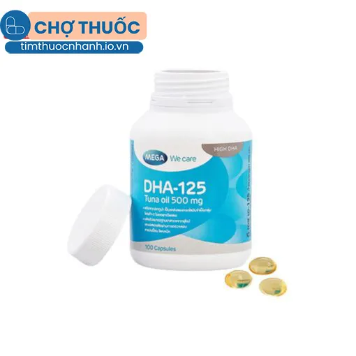 DHA-125 Tuna Oil 500mg Mega