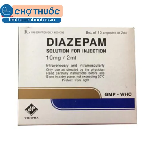 Diazepam 10mg/2ml Vidipha