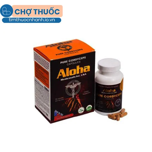 Đông Trùng Hạ Thảo Aloha Pure Cordyceps 90 viên