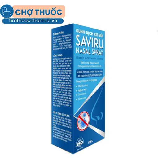 Dung dịch xịt mũi Saviru Nasal Spray