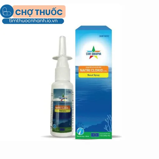 Dung dịch xịt vệ sinh mũi NATRI CLORID 0.9% Nasal Spray Star