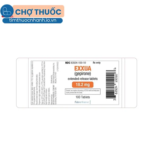 Exxua 18.2mg