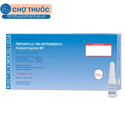 Fentanyl 0,1mg-Rotexmedica