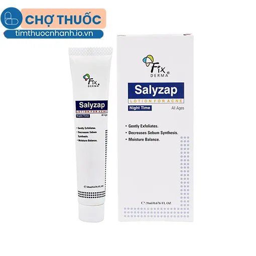 Fixderma Salyzap Lotion For Acne Night Time (20ml)