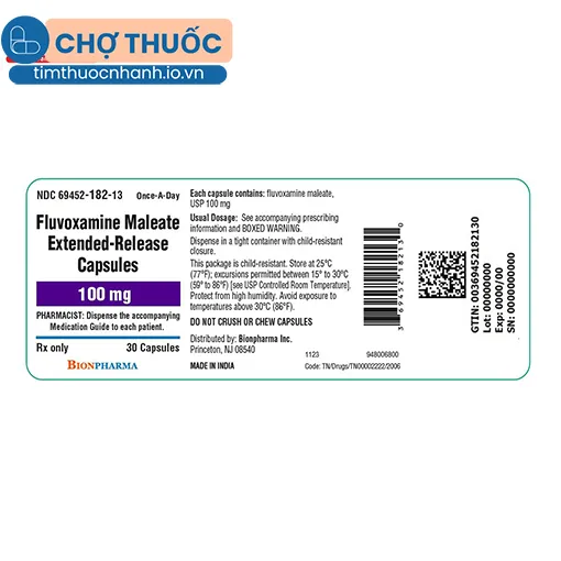 Fluvoxamine 100mg BionPharma