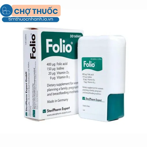 Folio (Hộp 30 viên)