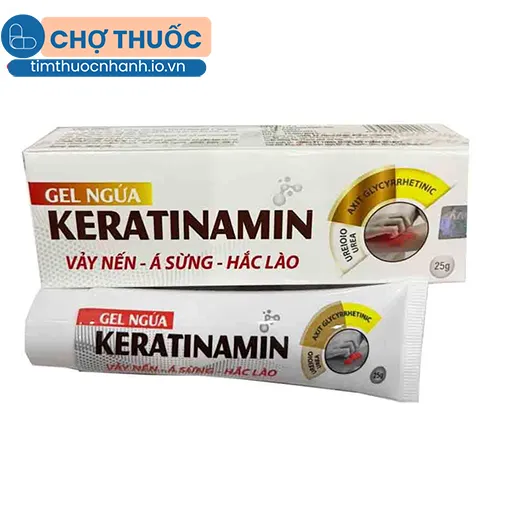 Gel ngứa Keratinamin