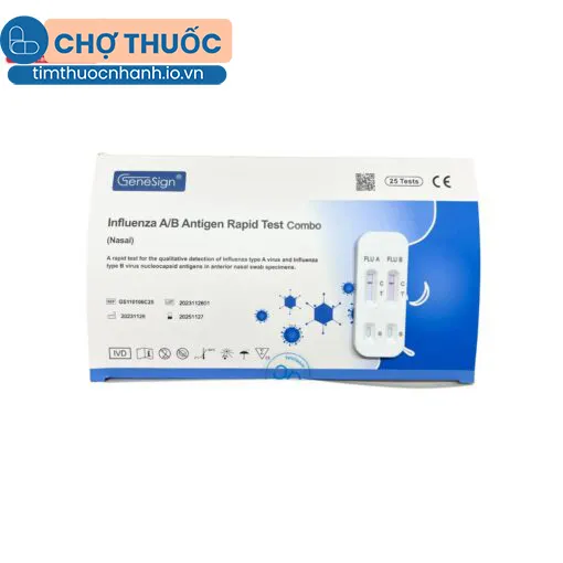 GeneSign Influenza A/B Antigen Rapid Test Combo