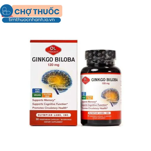 Ginkgo Biloba 120mg Olympian Labs