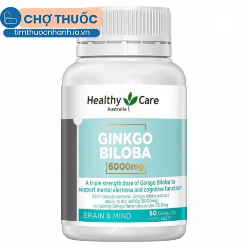 Ginkgo biloba 6000 Healthy Care